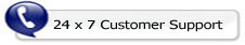 24 x 7 customer Support